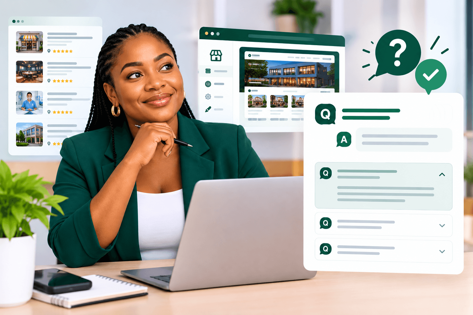 Person getting help from the NGPage Help Center
